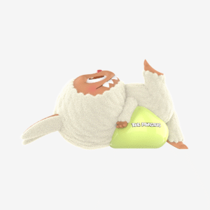 Labubu Figure Lay Down – Lazy Yoga Series